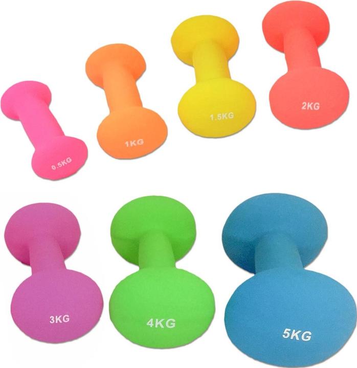 Actual product image Tunturi Neopren Kurzhanteln (2 x 2 kg)