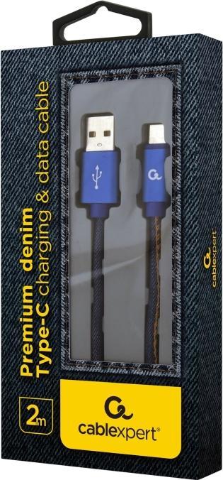 Produktbild Cablexpert USB-A — USB-C (2 m, USB 2.0)