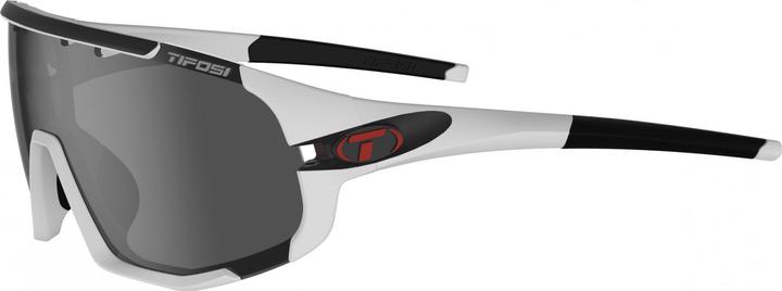 Tifosi Optics sled sunglasses (matt white, Smoke, Clear, Ac Red)