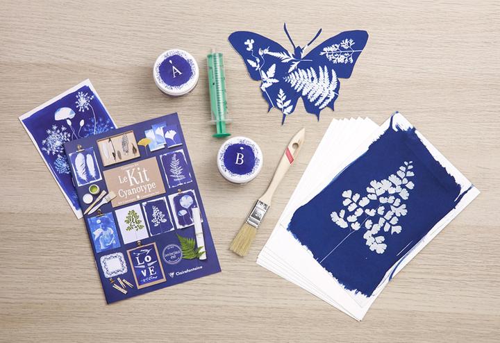 Produktbild Clairefontaine Cyanotype Kreatives Kit Set