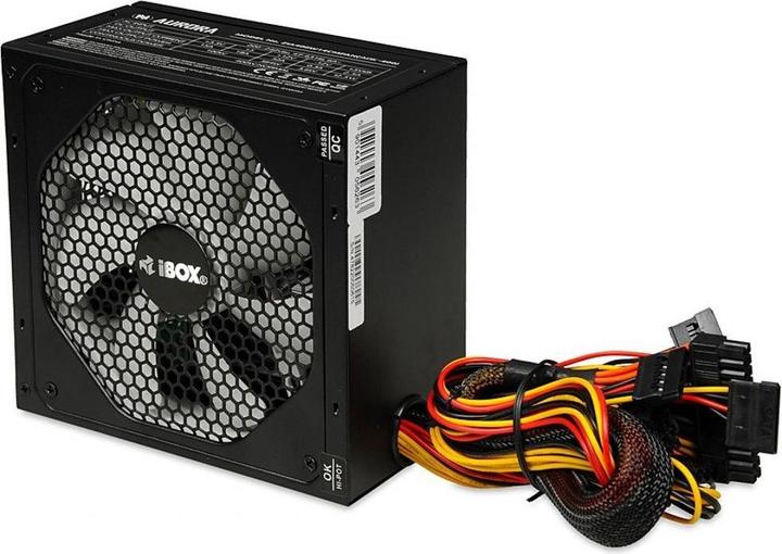 Actual product image iBox AURORA 700W 14cm fan PSU GAMING (700 W)
