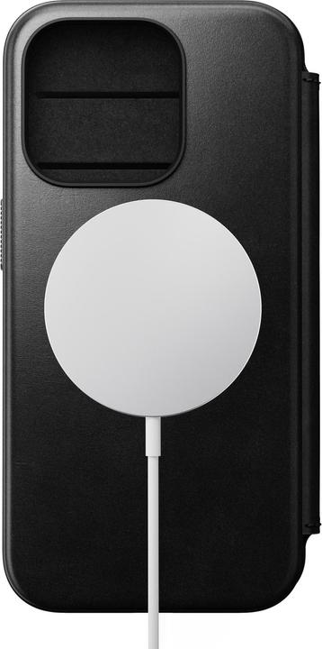 Immagine prodotto Nomad Folio moderno in pelle Horween per iPhone 15 Pro nero (Apple iPhone 15 Pro)
