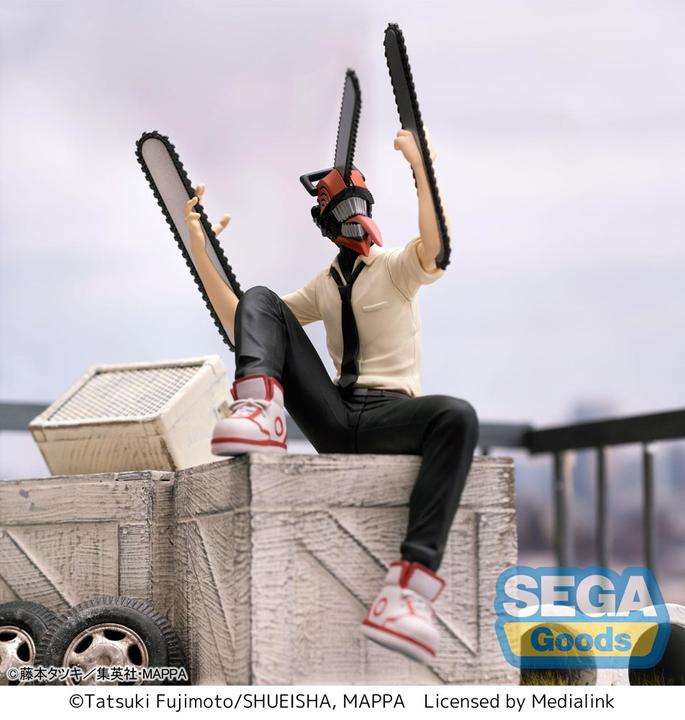 Immagine prodotto Sega Goods CHAINSAW MAN - Uomo con la motosega - Figurina PM che si appollaia 14 cm