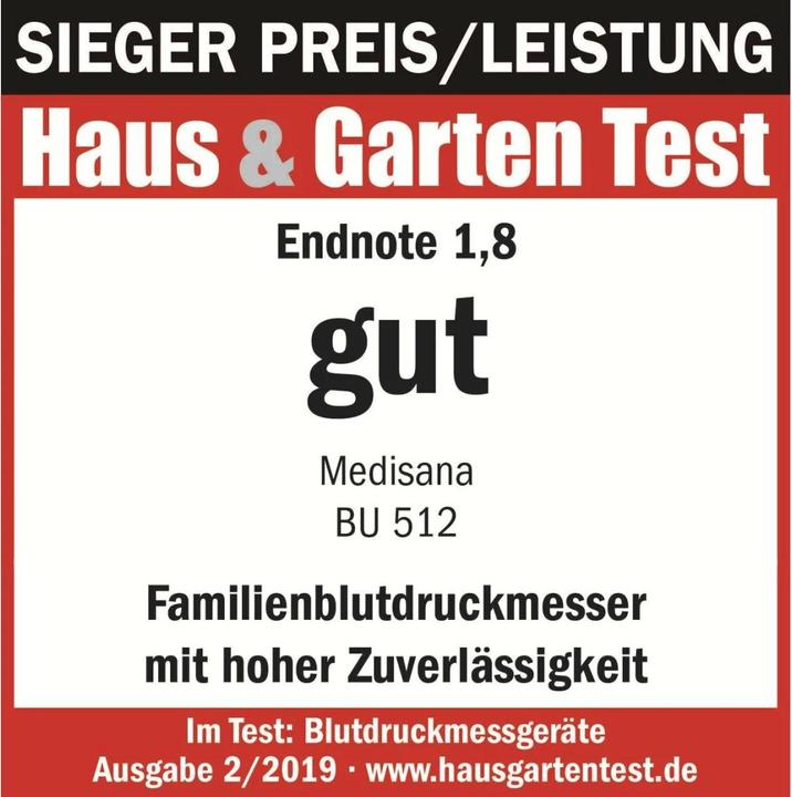 Image du produit Medisana BU 512 (Tensiomètre à bras)