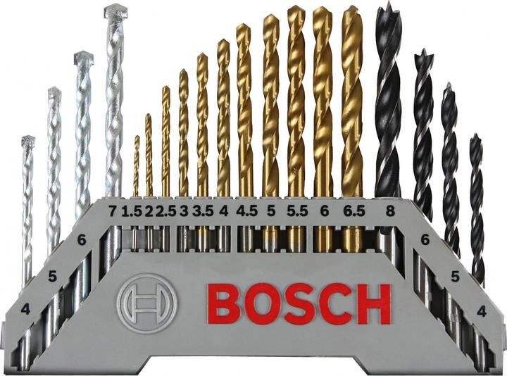 Actual product image Bosch Zubehör X-Line Titanium Drill and Screwdriver Set, 30 pieces (6 mm, 6.5 mm, 7 mm, 8 mm, 3 mm, 3.5 mm, 4 mm, 4.5 mm, 5 mm, 5.5 mm, 1.5 mm, 2 mm, 2.5 mm)