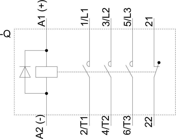 Produktbild Siemens Schütz 24Vdc 3 Schließer 1 Öffner