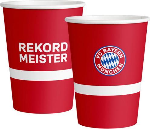 Produktbild Magni Pappbecher 500ml 6er FC Bayern München