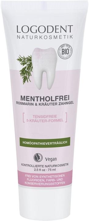 Logona Mentholfrei Rosmarin & Kräuter Zahngel (75 ml)
