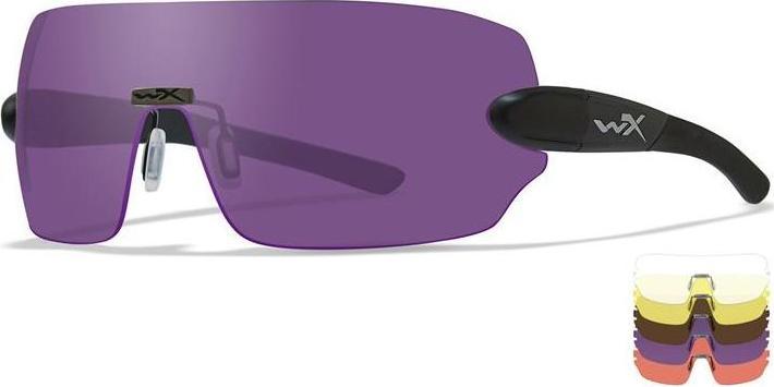 Produktbild Wiley X Schutzbrille DETECTION Black - Clear + Yellow + Orange + Purple + Copper (Black, Orange, Clear, Copper, Purple, Gelb)