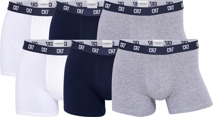 Dark Blue, Grey, White