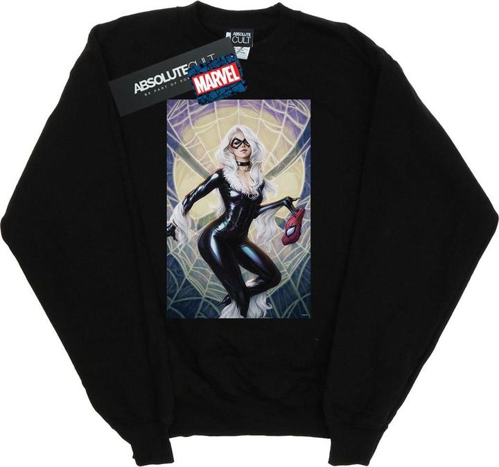 Black Cat Artwork Sweatshirt (L)