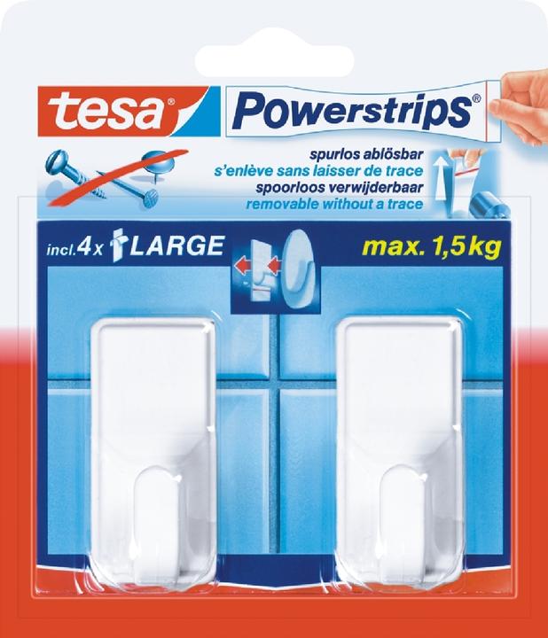 Produktbild tesa Powerstrips Haken Large CLASSIC