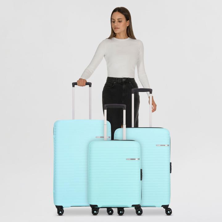 Actual product image American Tourister Liftoff 4 Rollen Kofferset 3-teilig mit Dehnfalte (208 l, XL (from 140l))