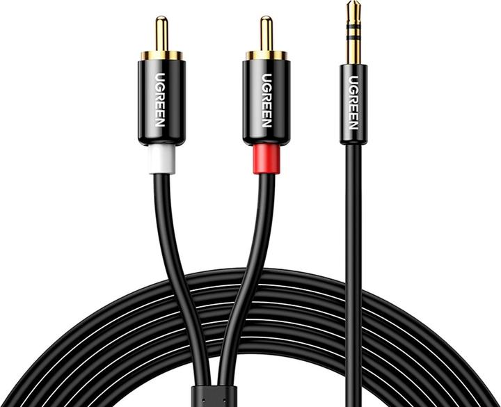 Produktbild Ugreen 2x RCA – 3.5mm Klinke (2 m, Cinch, 3.5mm Klinke (AUX))