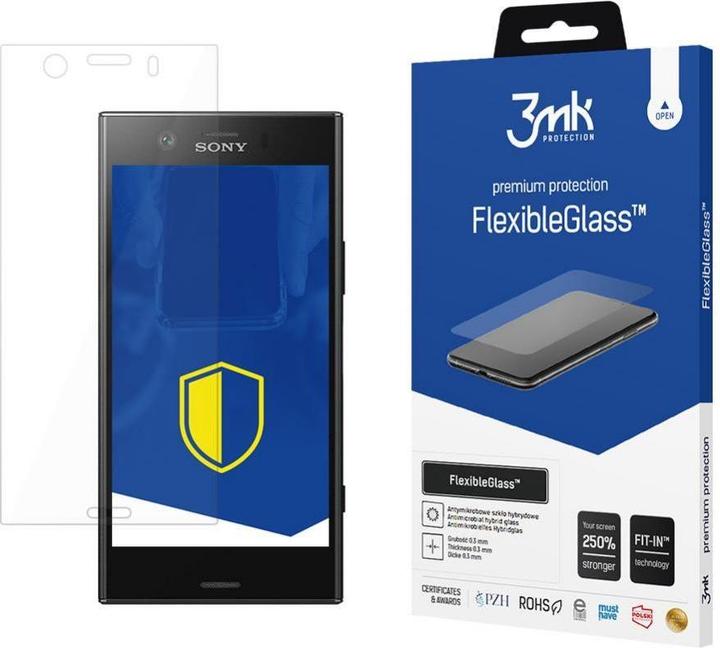 Actual product image 3MK Sony Xperia XZ1 Compact - FlexibleGlass? (1 Piece, Sony Xperia XZ1 Compact)