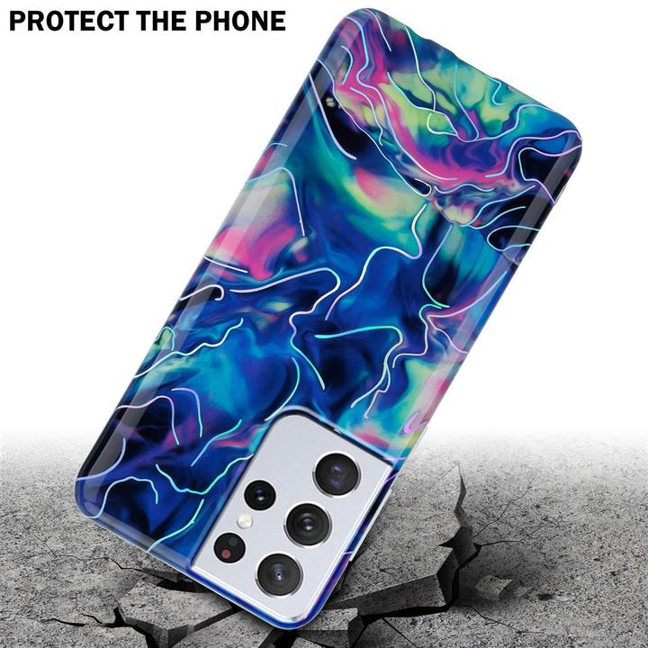 Immagine prodotto Cadorabo IMD TPU Colourful Marble Cover (Samsung Galaxy S21 Ultra)