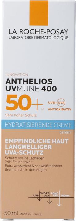 Produktbild La Roche Posay Anthelios Hydratisierende BB 50+ (Sonnencreme Gesicht, SPF 50+, 50 ml, 77 g)