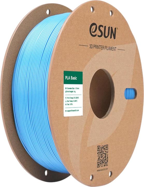 eSUN PLA BASIC 1,75mm LIGHT BLUE 1kg (PLA, 1.75 mm, 1000 g, Blue)