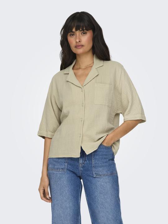 Produktbild Only Normal geschnitten Button-Down Kragen Hemd Hemd (L)
