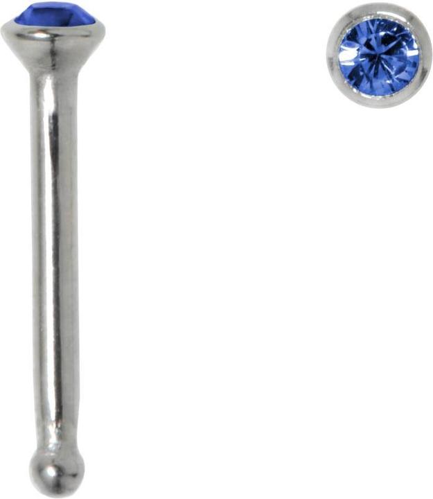 Bijouteria Nasenpiercing (Edelstahl, Kristall)
