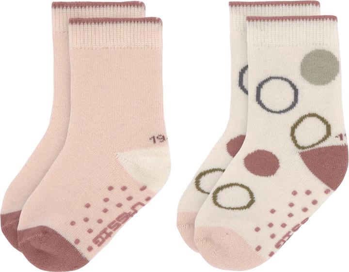 Lässig Antirutsch-Socken Anti Slip 2 Stk. Powder Pink / Gr. 27-30 (2er Pack, 27 - 30)