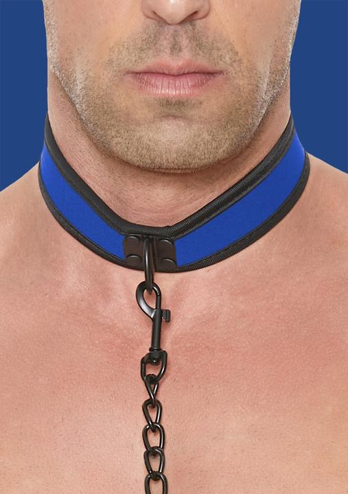 Image du produit Ouch! Ouch Puppy Play - Neoprene Collar With Leash