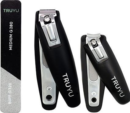 Immagine prodotto QVS Truyu 3-Piece Nail Manicure Set with Nail and Toenail Clippers and Nail File