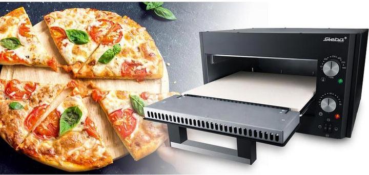 Produktbild Steba Power Pizzabcker schwarz PB 1800 sw (Pizzaofen Elektro)