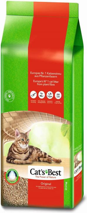 Produktbild Cat's Best Öko Plus Katzenstreu (Klumpend, Biologisch abbaubar, Schnell absorbierend, 17.20 kg)