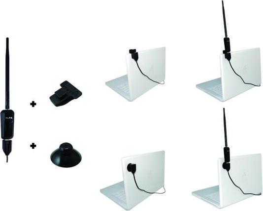 Image du produit Alfa Network USB CABLE KIT - Clip de dongle pour AWUS036NEH et AWUS036EW