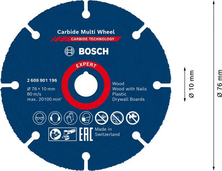 Bosch Professional Zubehör EXPERT M480 starter set for random orbital sanders, 125 mm, 7 pcs. (80, 120, 180)