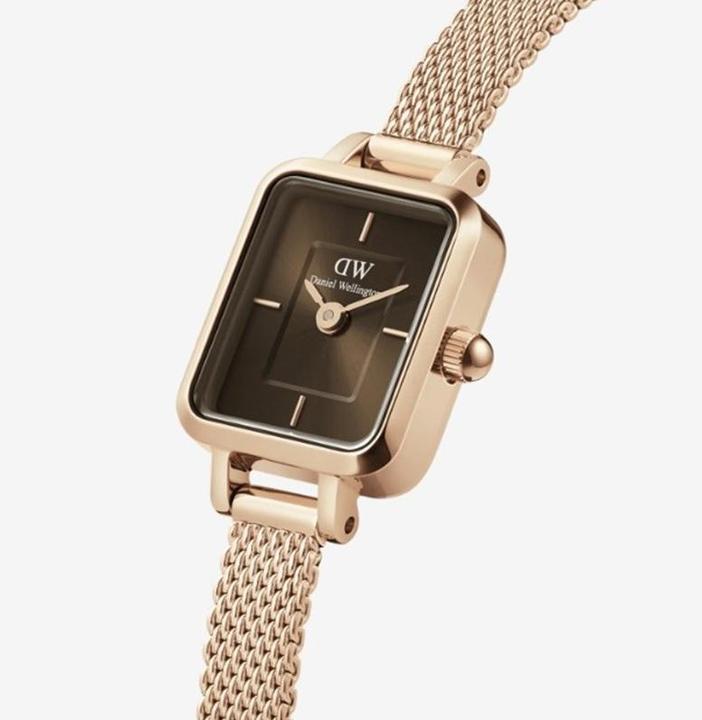 Immagine prodotto Daniel Wellington Quadro Mini Melrose Ambra Oro Rosa (Orologio da polso analogico)
