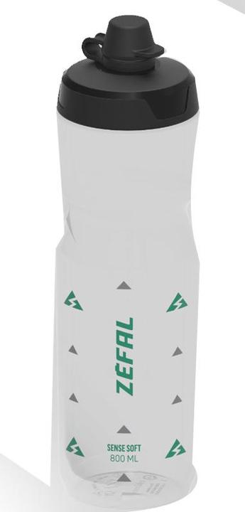 Actual product image Zefal Sense Soft 80 No-Mud Bottle - Translucent (0.80 l)