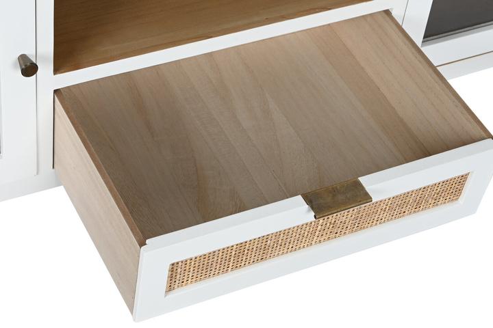 Image du produit Esprit TV furniture Home White Crystal Paolownia wood 120 x 40 x 50 cm (120 x 40 x 50 cm)