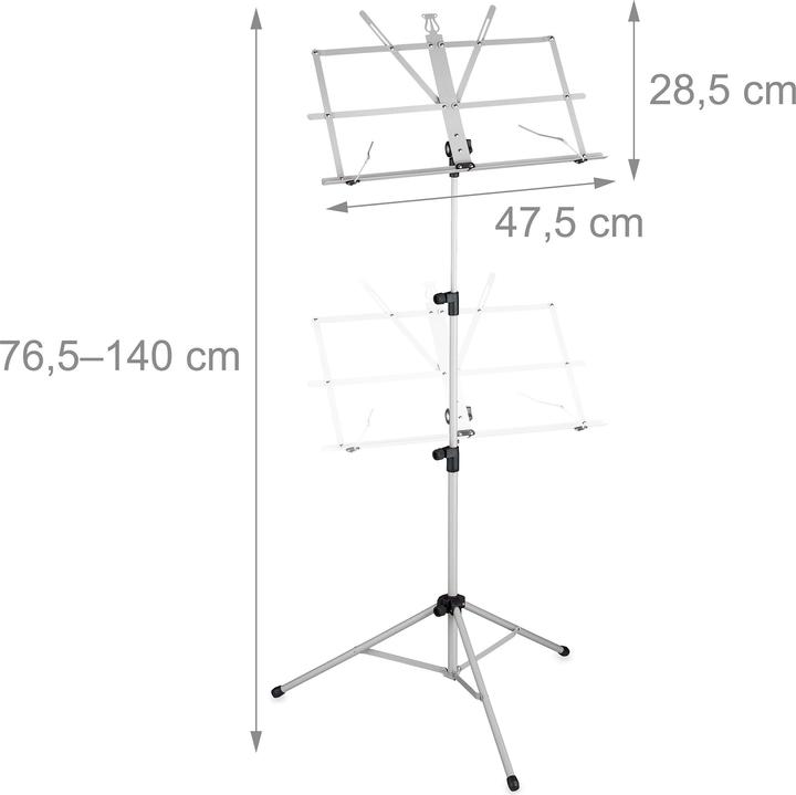 Actual product image Relaxdays Music stand