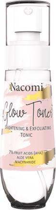 Actual product image Nacomi Glow Toner Illuminating Exfoliating Tonic Is An 80Ml Face (Tonic water, 80 ml)