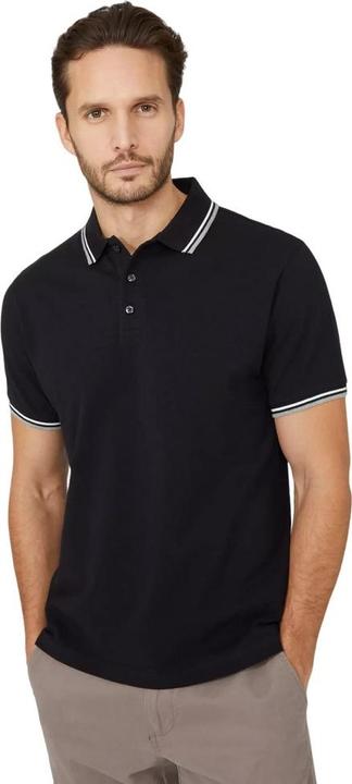 Universal Textiles Poloshirt Mit kontrastfarbenen Streifen (S)