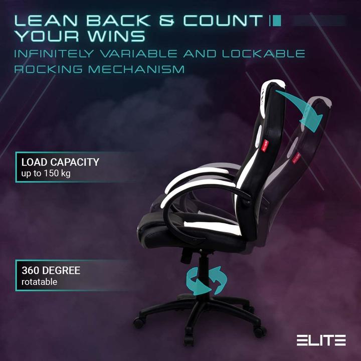 Produktbild Elite Gaming Stuhl EXODUS Ergonomischer Bürostuhl Schreibtischstuhl Chefsessel Sessel Racing Gaming-