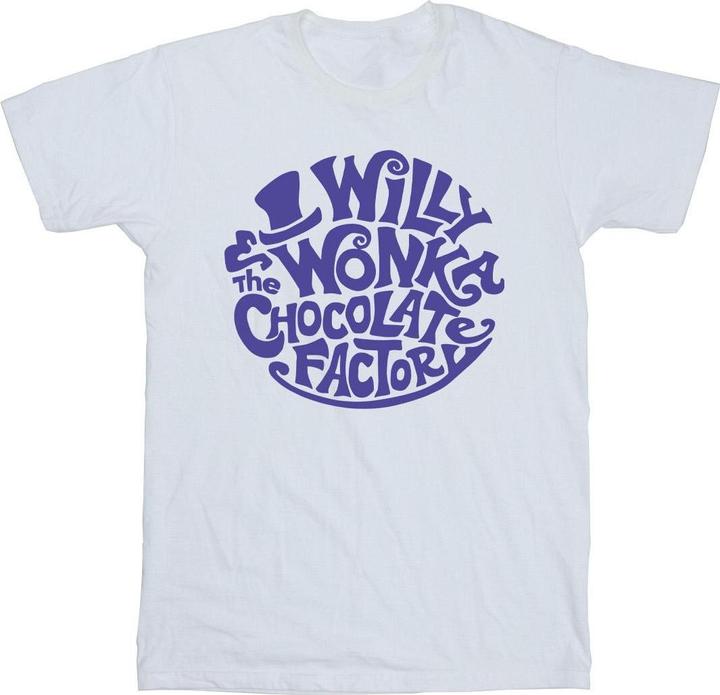 Willy Wonka & the Chocolate Factory Typed Logo TShirt Jungen