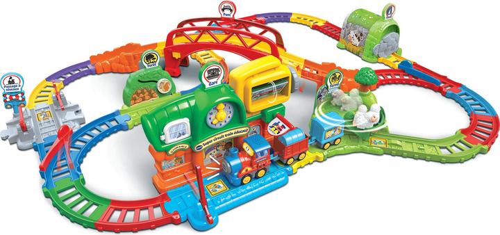 Image du produit VTech Tut Tut Bolides - Super circuit train éducatif (+ Adam train marchand)