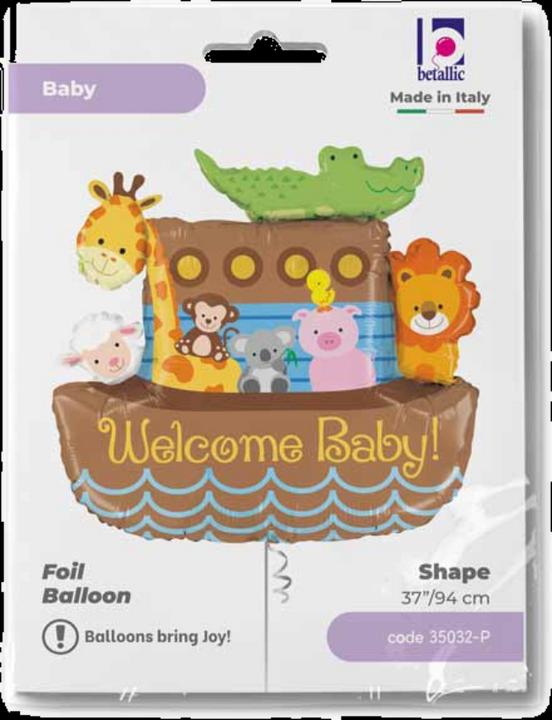 Actual product image Grabo Balloons Alu balloon - Noah's Ark (94cm) (1 x)
