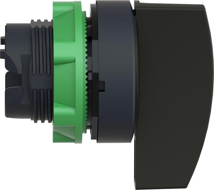 Image du produit Schneider Electric Commutateur rotatif 22mm ZB5AJ2 noir 2 Pos