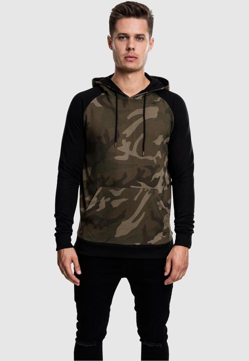 Immagine prodotto Urban Classics Felpa con cappuccio Camo Contrast Raglan (M)