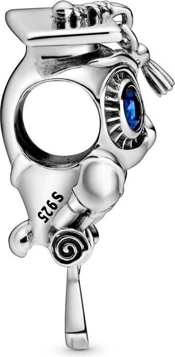 Image du produit Pandora Breloque hibou de la remise des diplômes (Avec pierre(s), Argent sterling 925)