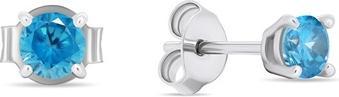 Image du produit Brilio Silver - Boucles d'oreilles en argent avec zircons lightue EA598WLB