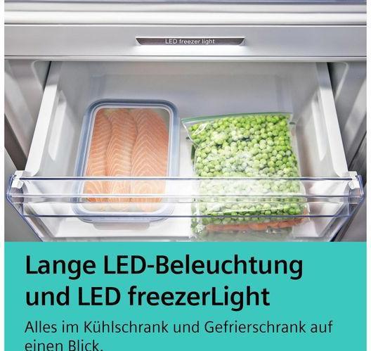 Produktbild Siemens Kühl- / Gefrierkombination KG39N2IBF (363 l)