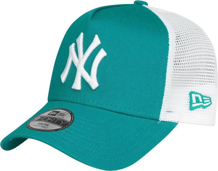 New Era Kinder Trucker Cap - New York Yankees bottlegreen Y (54, 55, 56)