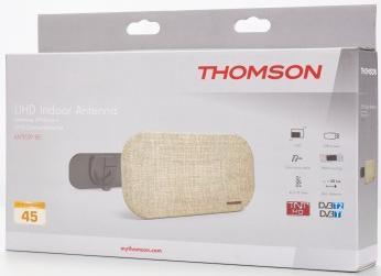 Produktbild Thomson ANT1539 UHD-Zimmerantenne, Performance 45, Grau/Beige (Flachantenne, 45 dB, DVB-T / -T2)