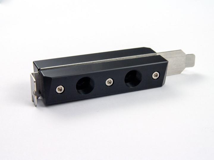 Produktbild Watercool PCI-Slot-Durchführung mit 2x 2 G1/4 IG