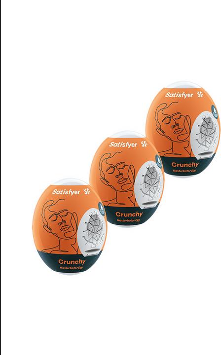 Actual product image Satisfyer Masturbator Egg Set - Chrunchy